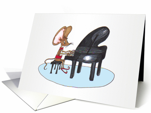 Piano Mouse card (200005)