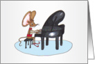 Piano Mouse card