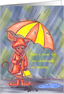 Underneath My Umbrella card