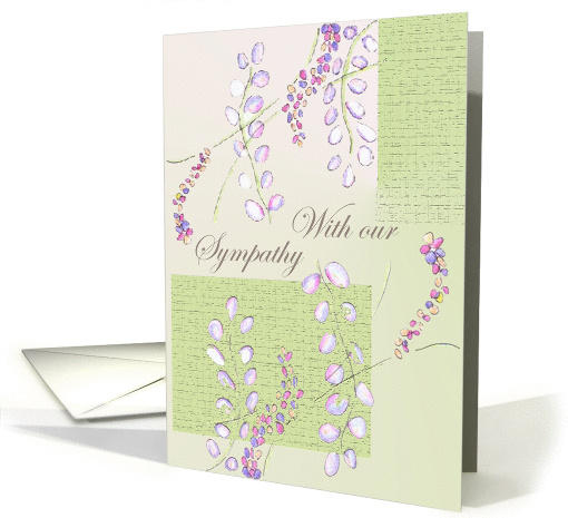 With our Sympathy card (282826)