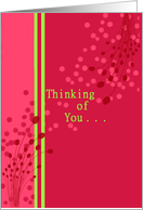 Thinking of you card