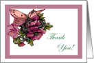 Butterfly Fairy Thank You Card