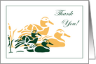 Mallard Ducks Thank You Card