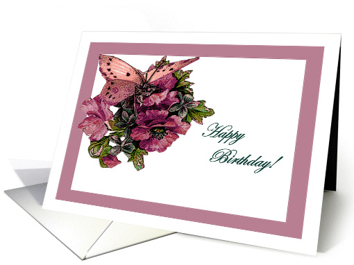 Butterfly Fairy Birthday card (897982)