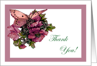 Butterfly Fairy Thank You Card