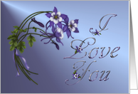 I Love You card