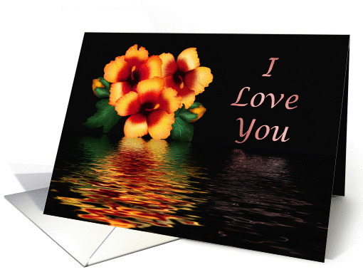 I Love You 3 card (151371)