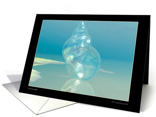 Crystal Sea Shell Underwater card (444213)