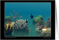Coral Riff Underwater scene card