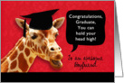 to an awesome boyfriend, Congratulations Graduate, giraffe card