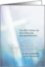 Congratulations on your ordination to the Priesthood, Scripture card