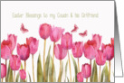 Easter Blessings to my cousin and his girlfriend, Scripture, tulips card