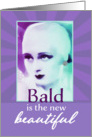 Bald is the new beautiful, you are invited to a head shaving party card