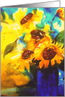 1 Peter 5:7, Encouragement, God Cares About You, Sunflowers card