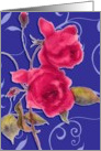 red roses for a blue lady, encouragement card