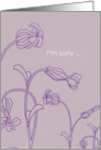 I’m sorry,floral pinks and mauves card