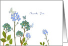 Thank you for the Bridal Shower Gift, Butterflies and Flowers card