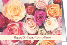 Happy Birthday to my Mom, Roses card