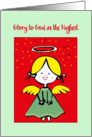 Glory to God in the Highest, Angel card