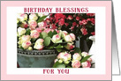Roses Bouquet, May God bless you today and always card