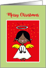 Merry Christmas, Angel card