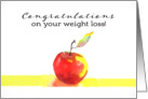 Congratulations on your weight loss, Apple, Painting card