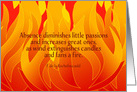 I miss you, Fire Flames, Passion, Love card