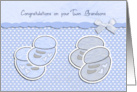 Congratulations on Your Twin Grandsons card