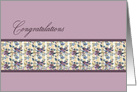 Congratulations, Business, Corporate Card, Lavender card
