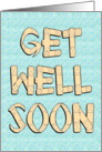 Get Well Soon, Bandaids, card