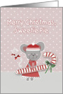 Merry Christmas to my Granddaughter, cute mouse card