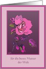 Rosen fr die beste Mutter der Welt, Happy Mother’s Day in German card