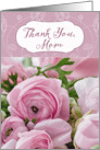 Thank You, Mom, for all your Love, Flowers card