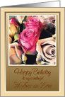 Happy Birthday to my wonderful Mother-in-Law, Roses card