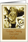Happy Birthday to my Wonderful Son, Floral Arrangement card