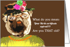 Birth Certificate expired - over the hill Birthday, Humor card