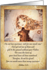 don’t be afraid, matthew 10:29, hairs of your head are all numbered card