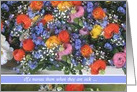Psalm 41:3 flowers He nurses them when they are sick card