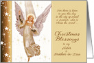 Sister & Brother-in-law Luke 2:11, Christmas Blessings, Angel card