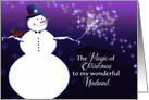 To my wonderful Husband, the Magic of Christmas card