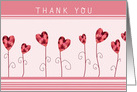 Thank you for a wonderful Dinner, Roses and Hearts card