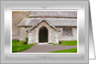Thank You, Pastor, For All You Have Done, Photograph Old Church card
