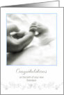 congratulations on the birth of your new Grandson card