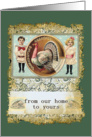 From our Home to Yours, Happy Thanksgiving, Vintage card