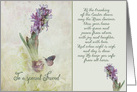 To a wonderful friend, Easter Blessings, hyacinth card