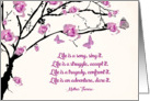 Life is a Song, Mother Theresa, Encouragement card