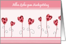 Alles Liebe zum Hochzeitstag, German Happy Wedding Anniversary card