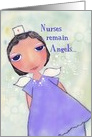 Happy Nurses Day for retired Nurse, Illustration card