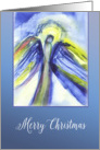 Merry Christmas, Christian Scripture Card, Angel card