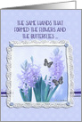 Get Well Soon, Religious, Flowers and Butterflies card